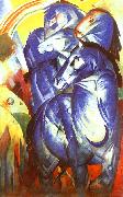 Franz Marc The Tower of Blue Horses